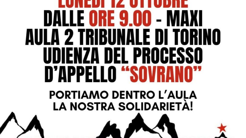 Operazione Sovrano: continuano le udienze